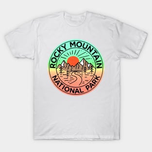 Rocky Mountain National Park Colorado Mountains Laptop T-Shirt